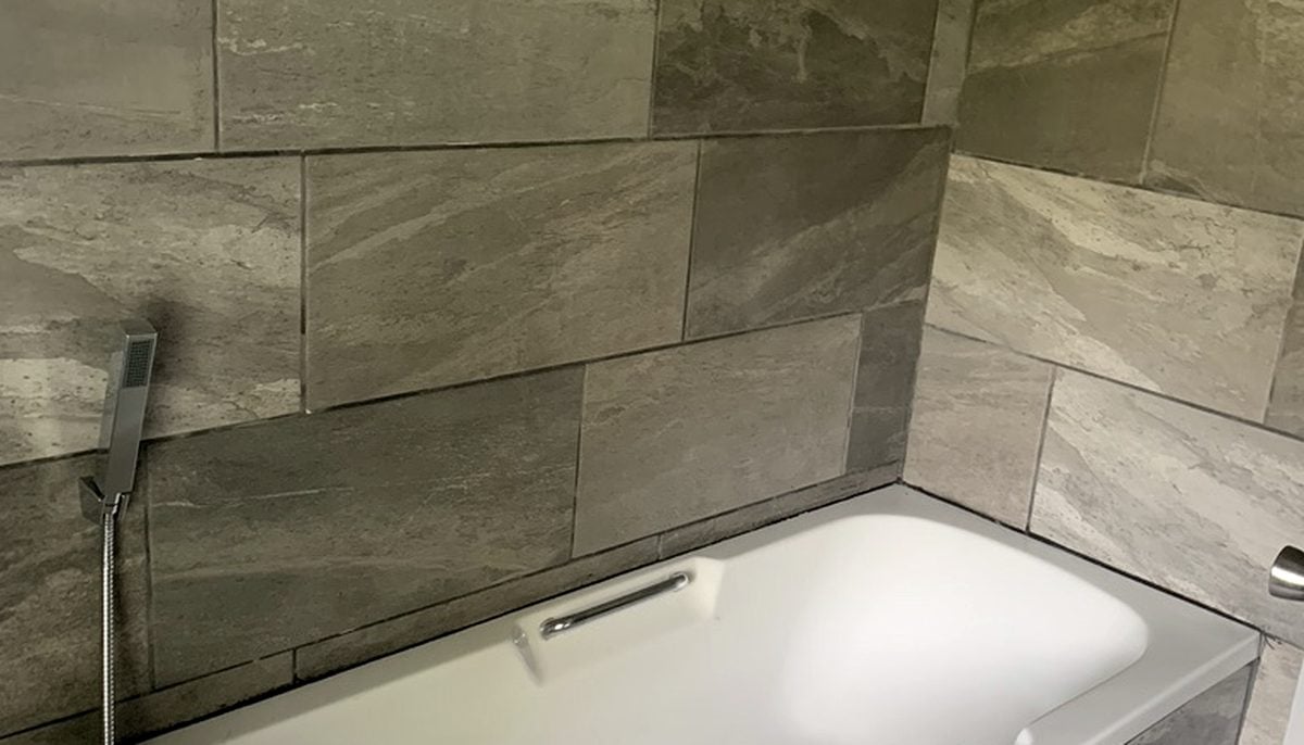 Bathroom tile detail